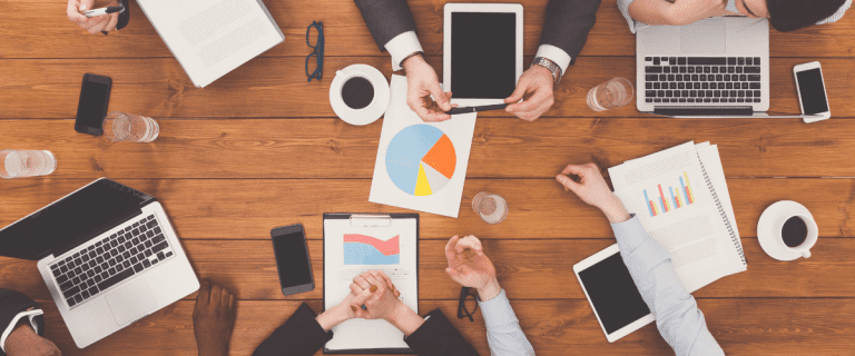 Discussion about company statistics