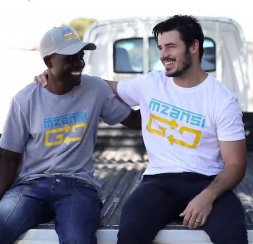 Mzansigo employees on a truck