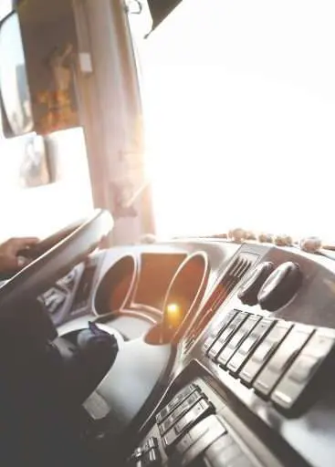 Truck interior