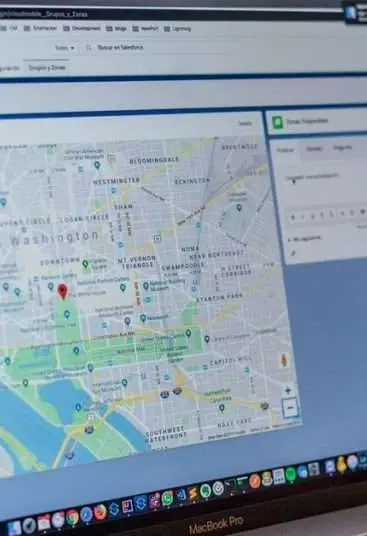 Google maps used inside a third party application