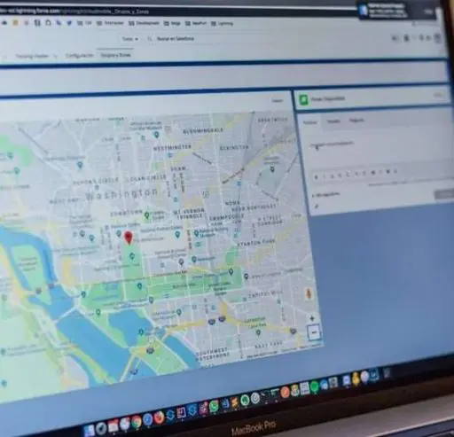 Google maps used inside a third party application
