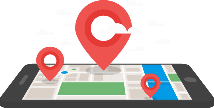 Digital map inside a phone